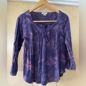 Lucky Brand Peasant Blouse